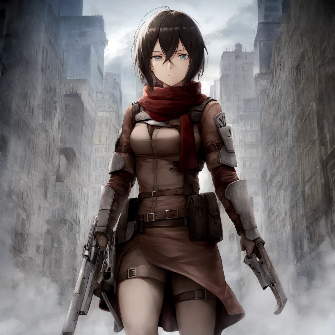 [Holara] Attack on Titan Mikasa Ackerman [Ilustrasi]